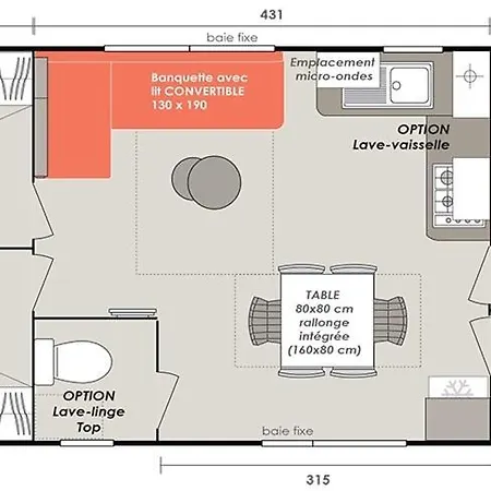 Campingplatz Mobilhome Dans