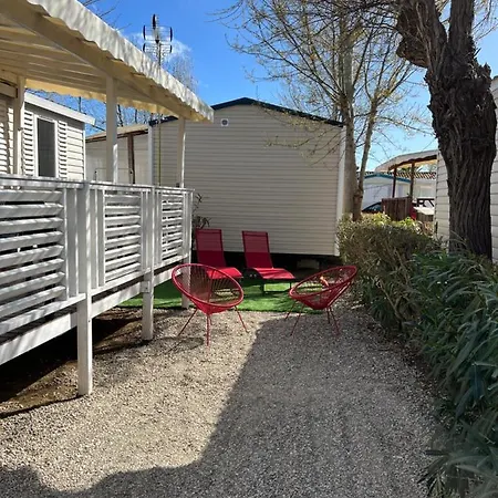 Mobilhome Dans Campingplatz *