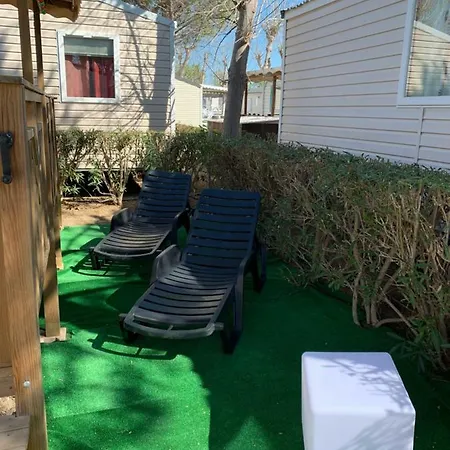Mobilhome Dans Campingplatz